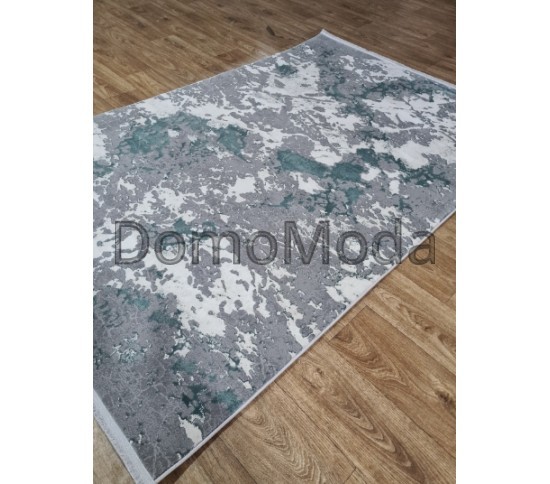 Синтетический  ковер LUXURY 05917A TURQUOISE-D.GREY HB Купить в интернет магазине ДомоМода фото 5 Синтетический  ковер LUXURY 05917A TURQUOISE-D.GREY HB - высокое качество по лучшей цене в Украине изображение 5.